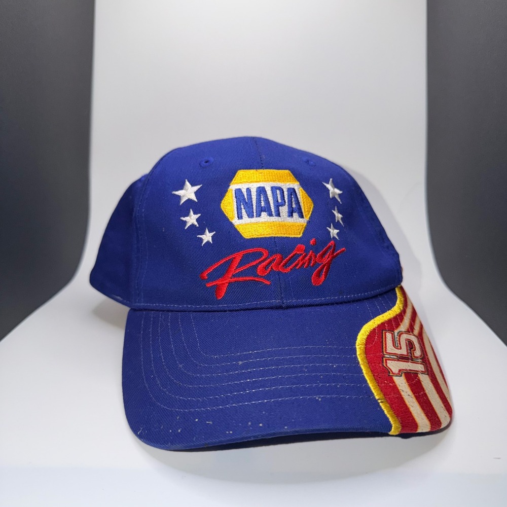 NAPA Racing Michael Waltrip 15 Baseball Hat Adjustable Blue‎ NASCAR Cap